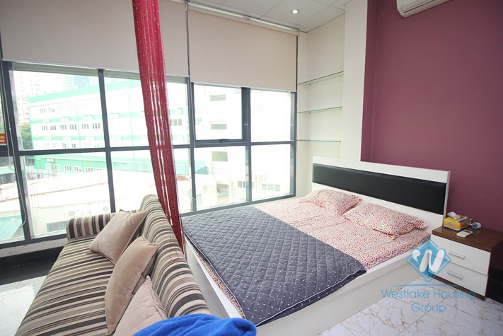 Bright studio apartment for rent in Me Tri st, Ha Noi city